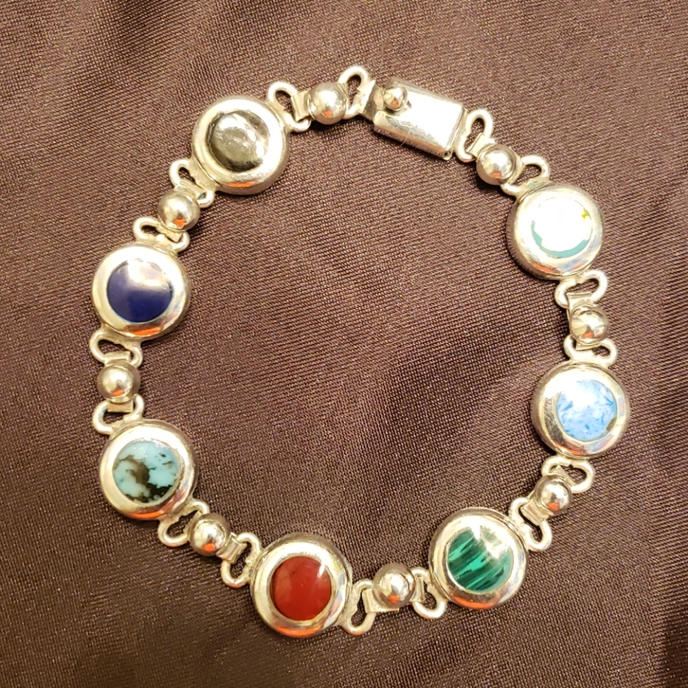 Vintage Mexico 925 Sterling Silver bracelet